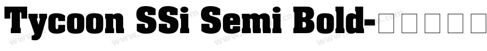 Tycoon SSi Semi Bold字体转换